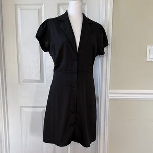 Urban Outfitters Black Short Sleeve Dress